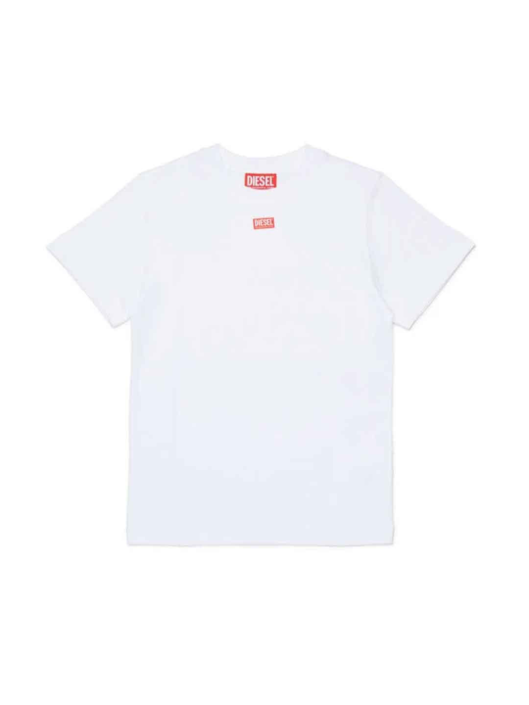 Diesel Tjustr7 t-shirt bianco J02770 0CATM BIANCO DIESEL 