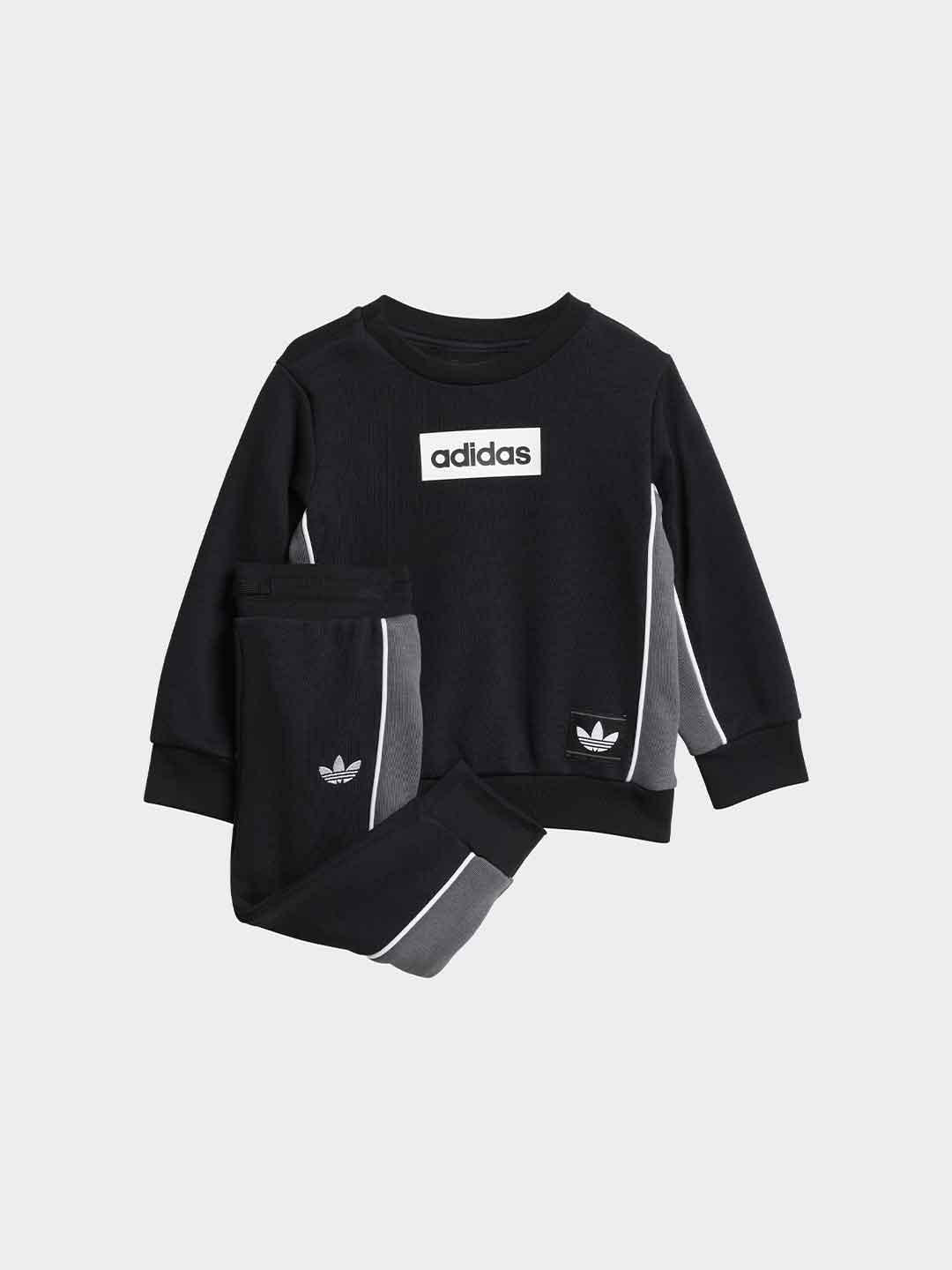Adidas coordinato kids nero JX3873 NERO ADIDAS 