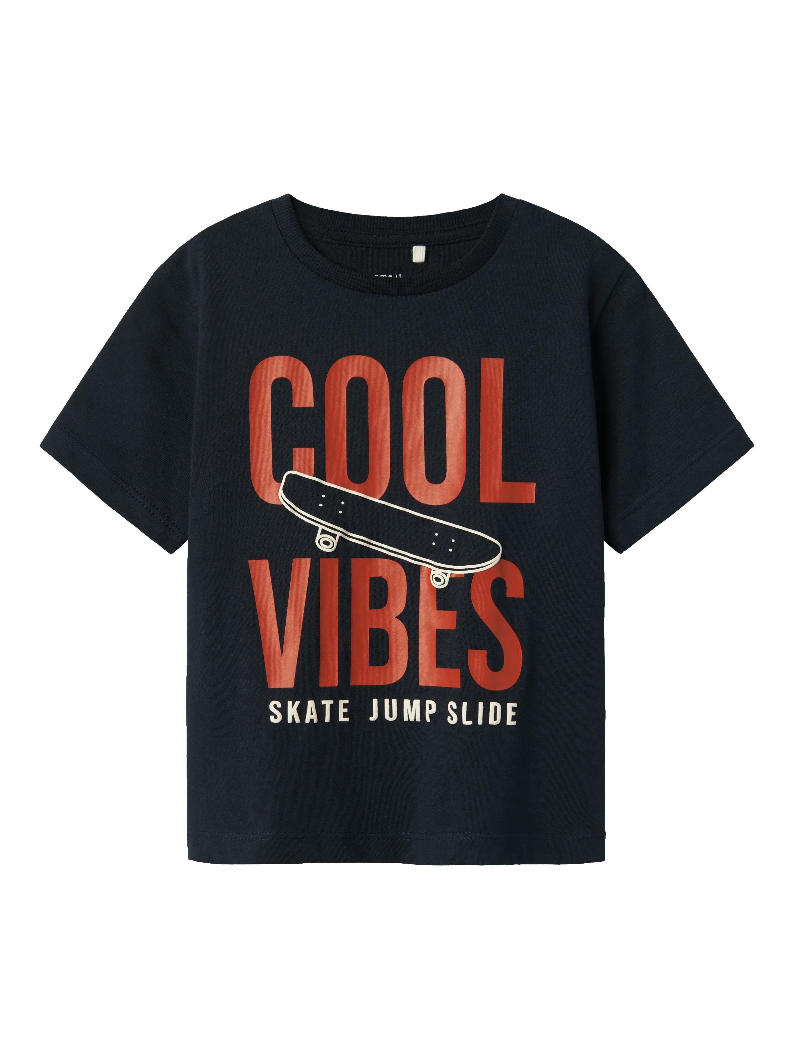 Name It t-shirt kids blu grafica Cool Vibes 13238137 BLU NAME IT 