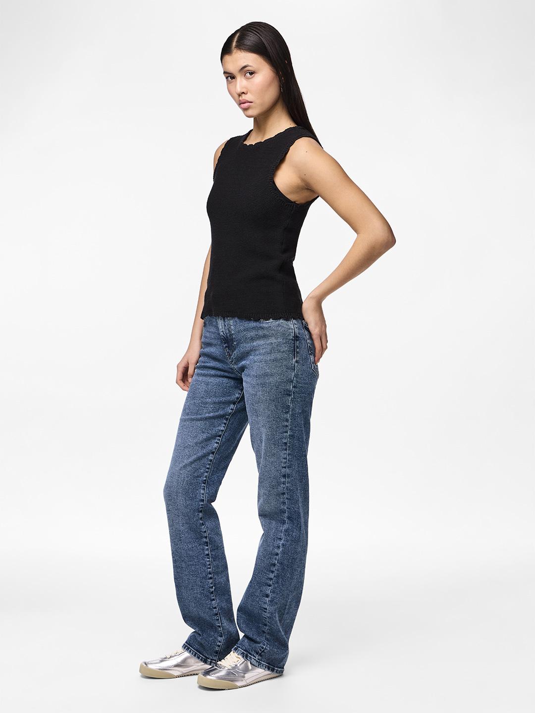 Pieces jeans blu 17149277 BLU PIECES 
