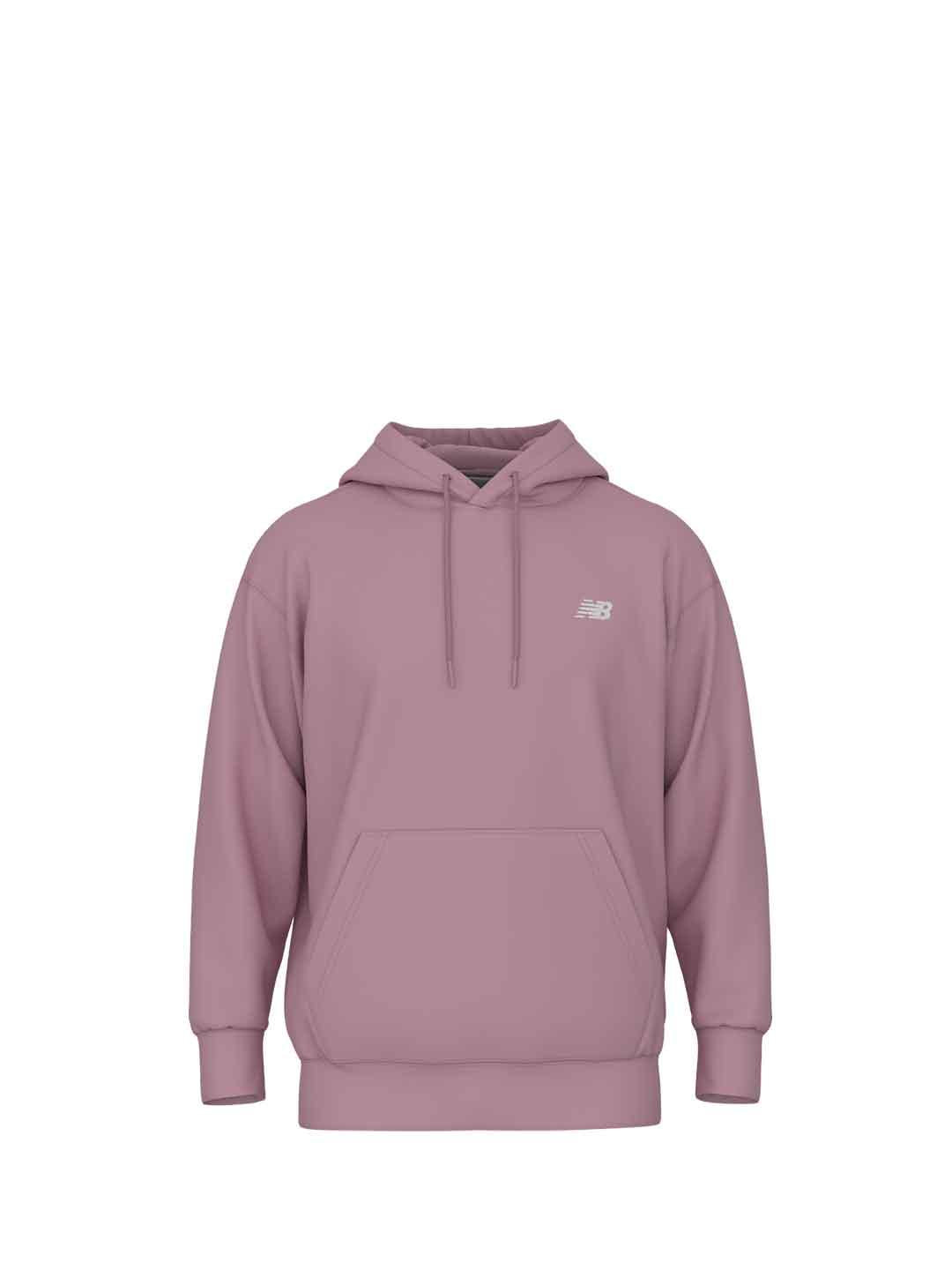 New Balance felpa bordeaux con cappuccio MT41511WAD BORDEAUX NEW BALANCE 