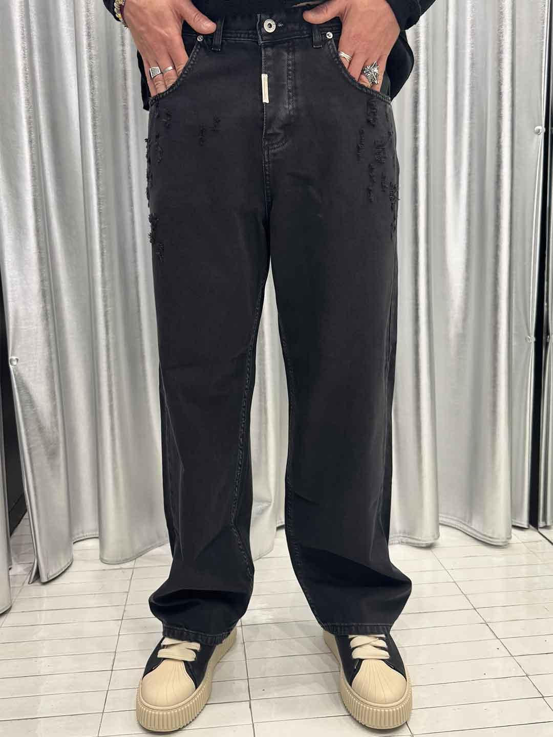 Cianotic jeans nero baggy SUPER BAGGY OLD DYE NERO CIANOTIC 