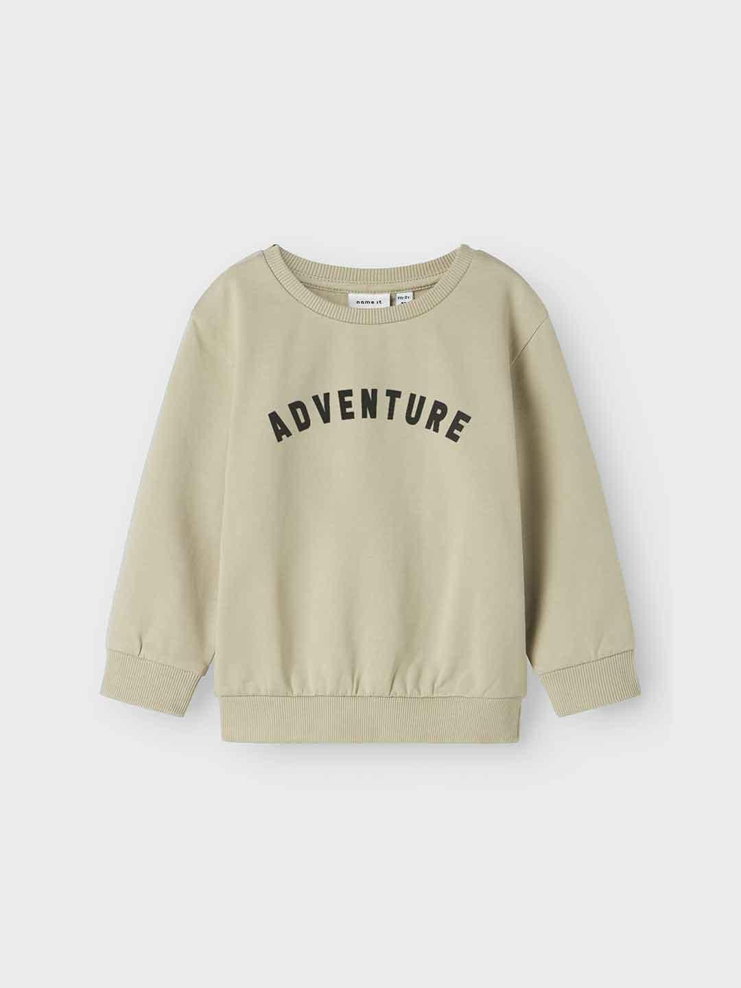 Name It felpa kids beige grafica adventure 13247886 BEIGE NAME IT 
