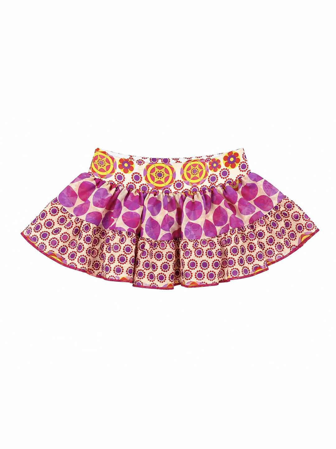 Island Coco gonna kids avorio corta con balze 9-24 mesi ICJ103 AVORIO ISLAND COCO 