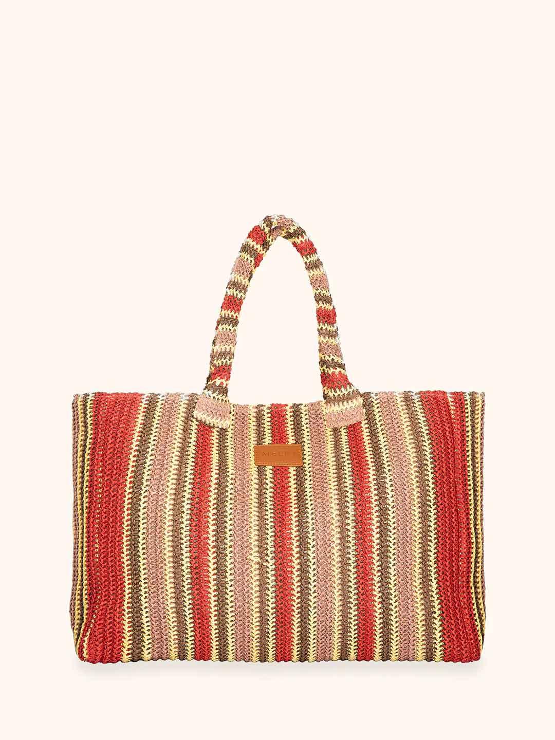 Me Fui borsa multicolor rosso maxi bag MA26-SW0085RD MULTICOLOR ME FUI 