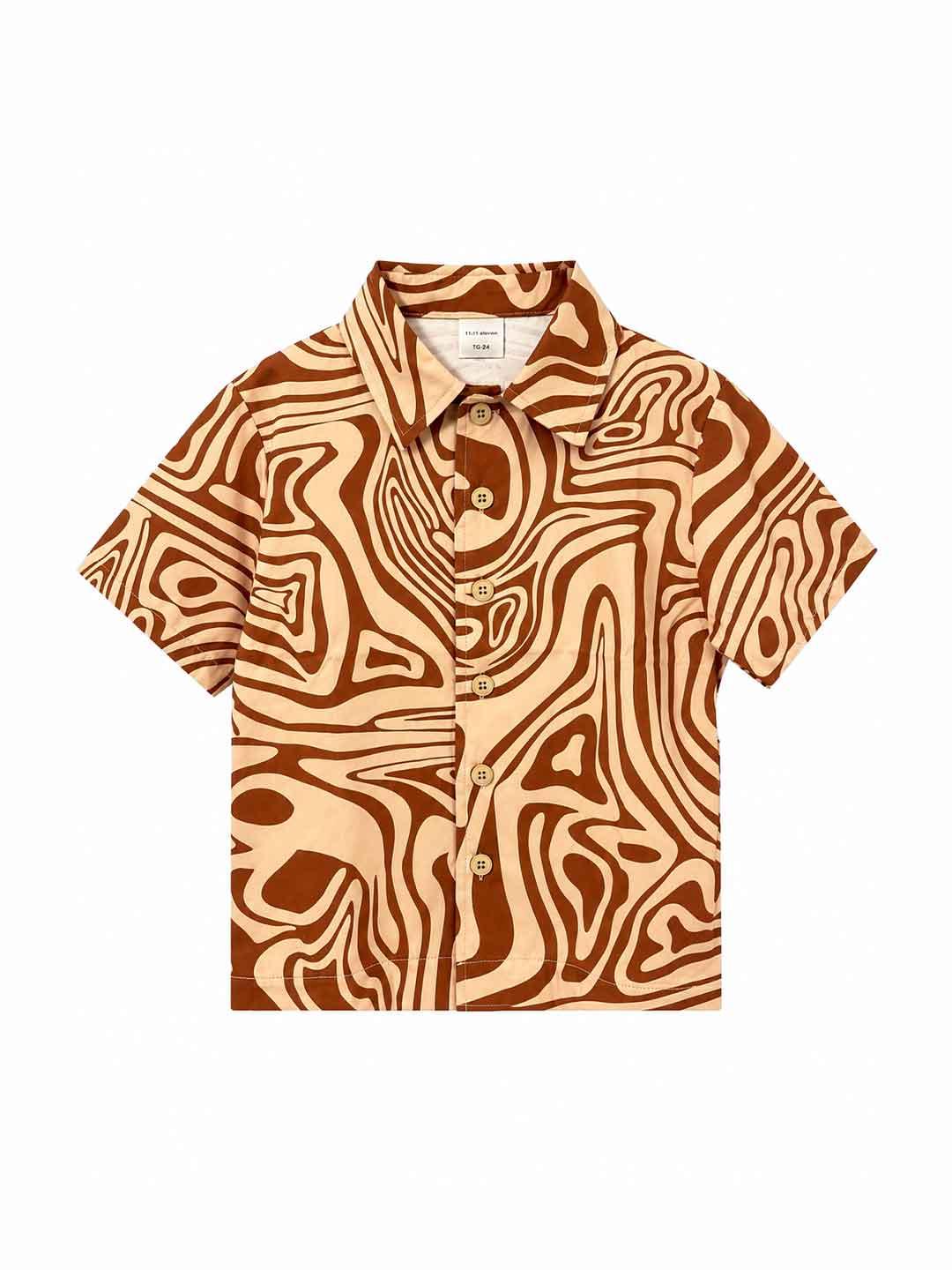 Island Coco Safari Siena camicia kids beige 3-14 anni SAFARI SIENA BEIGE ISLAND COCO 