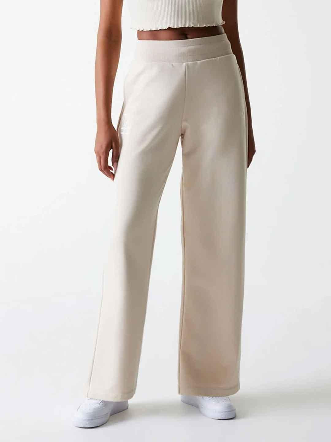 New Era pantalone panna a palazzo 60684428 PANNA NEW ERA 