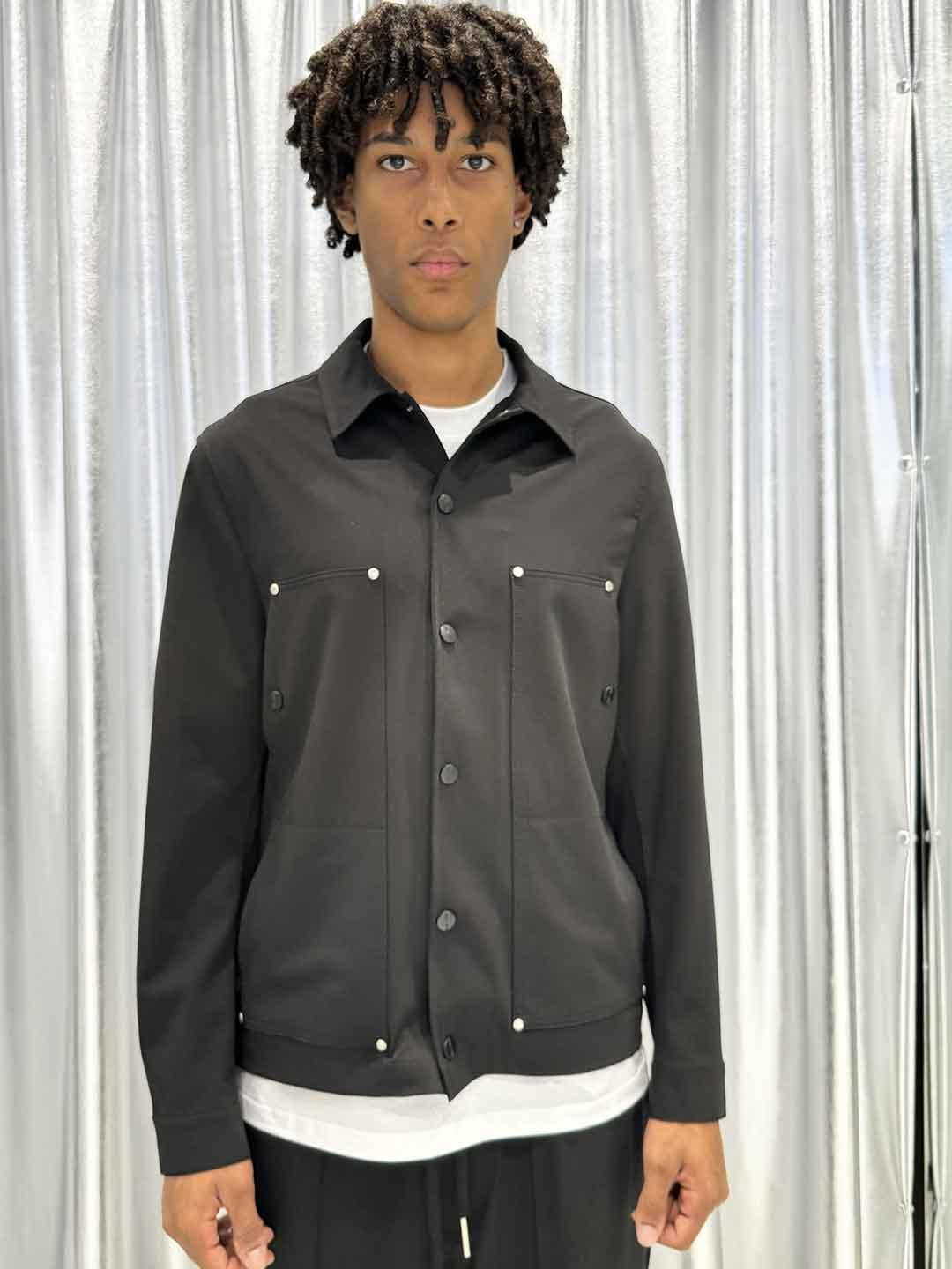 Pret a Porter camicia nero con borchie 70025 NERO PRET A PORTER 