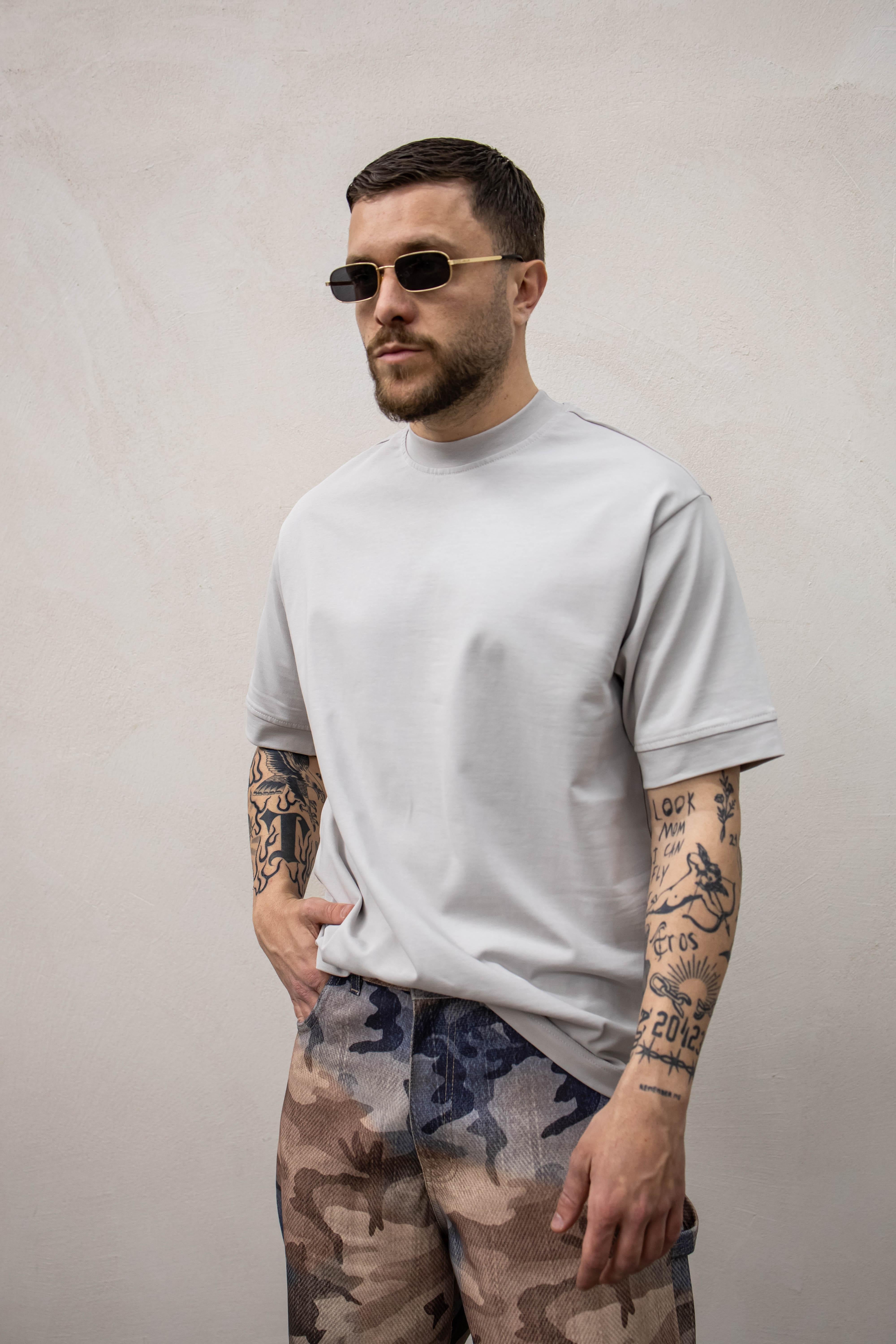 Tokyo Compact t-shirt grigio con polsino TKN008 GRIGIO TOKYO 