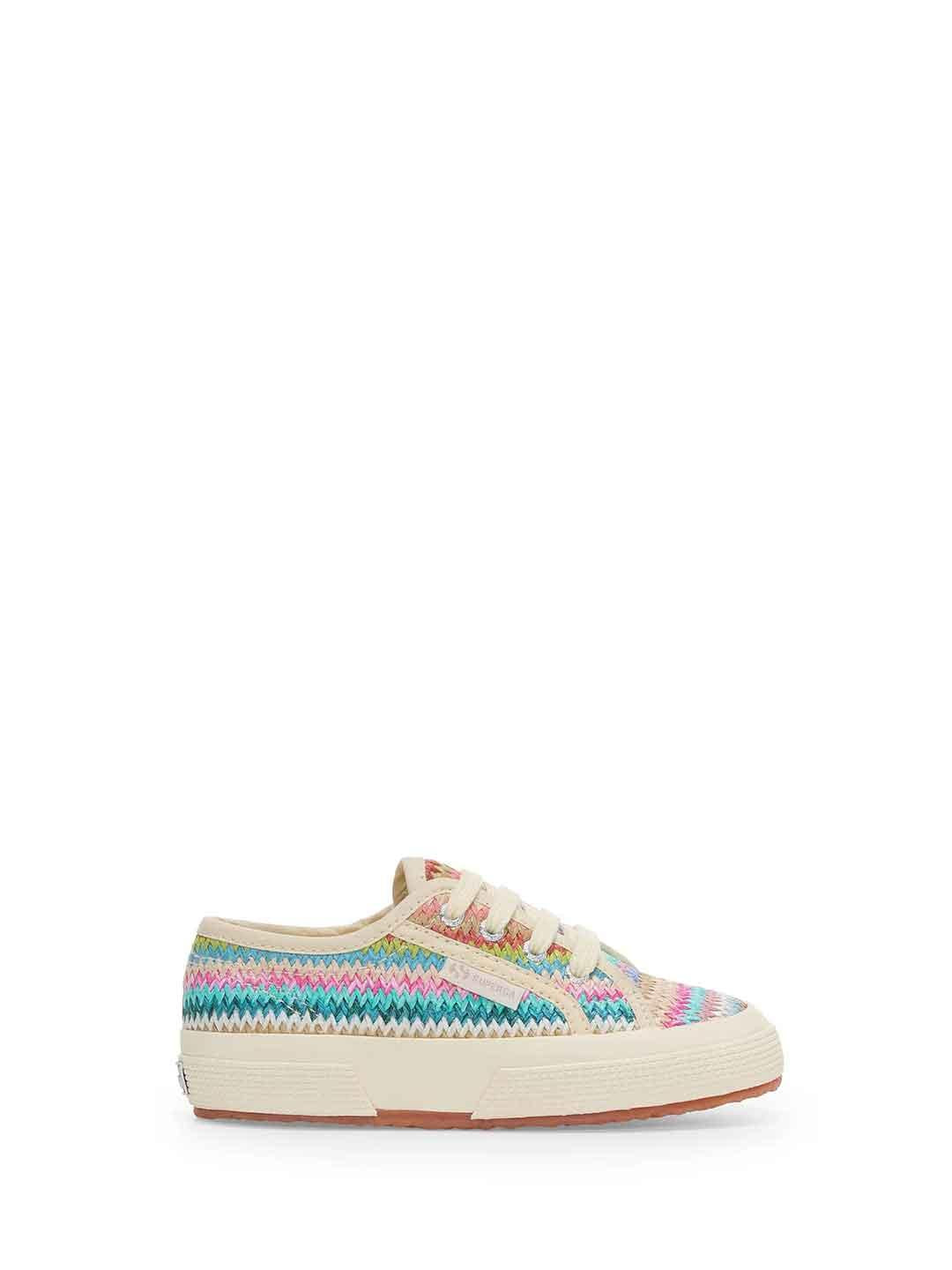 Superga sneakers kids multicolor in rafia S1136MW MULTICOLOR SUPERGA 