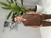 Louis Dieudonne' camicia kids tabacco smanicata
