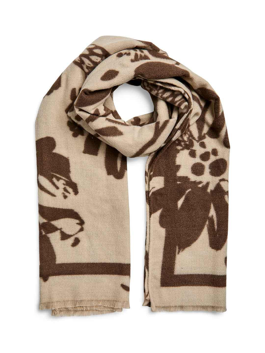 Pieces sciarpa beige 17159954 BEIGE PIECES 