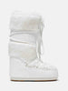 Moon Boot Icon stivale bianco con pelliccia