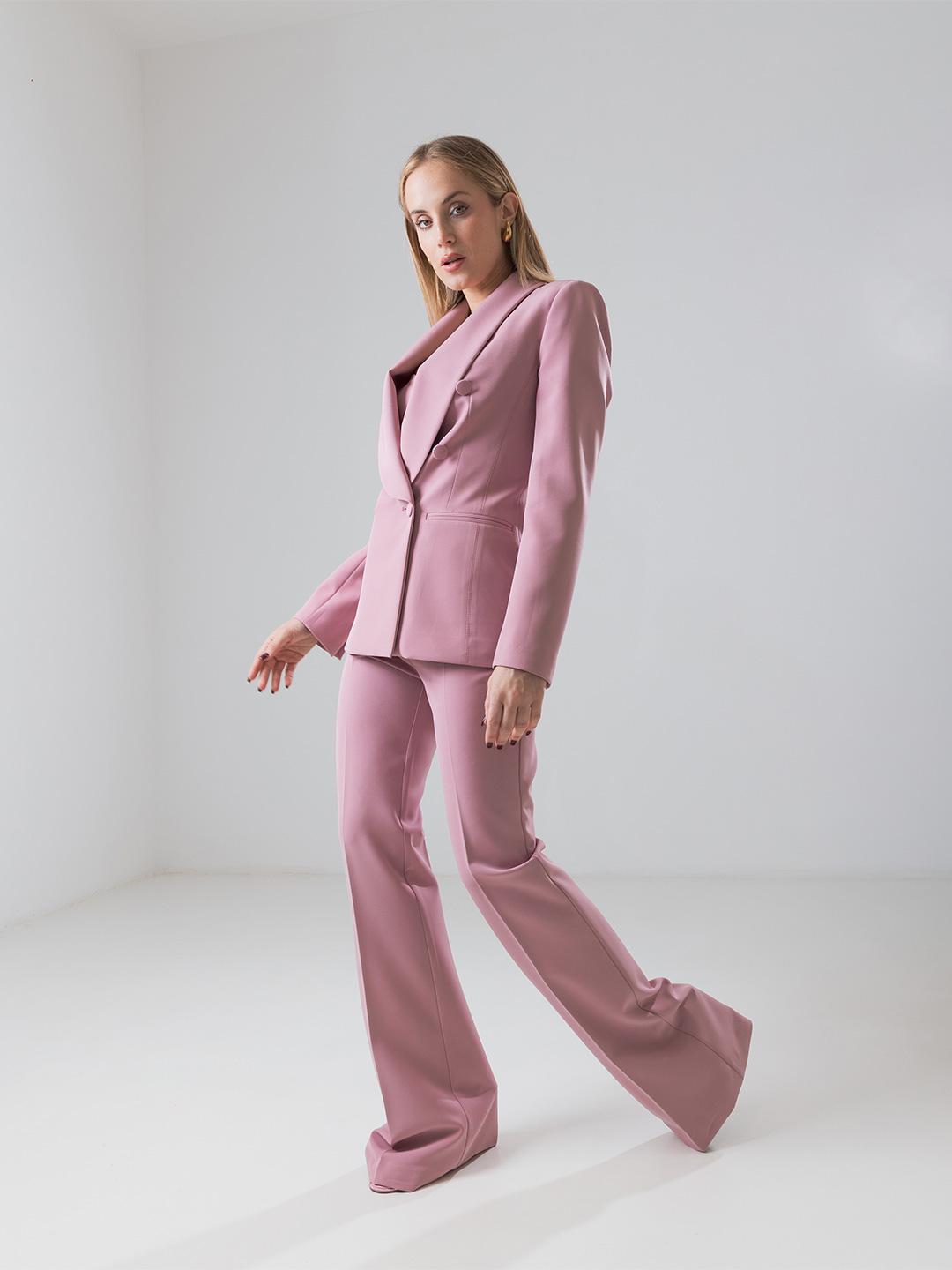 Silence pantalone rosa a zampa PA298 ROSA SILENCE 