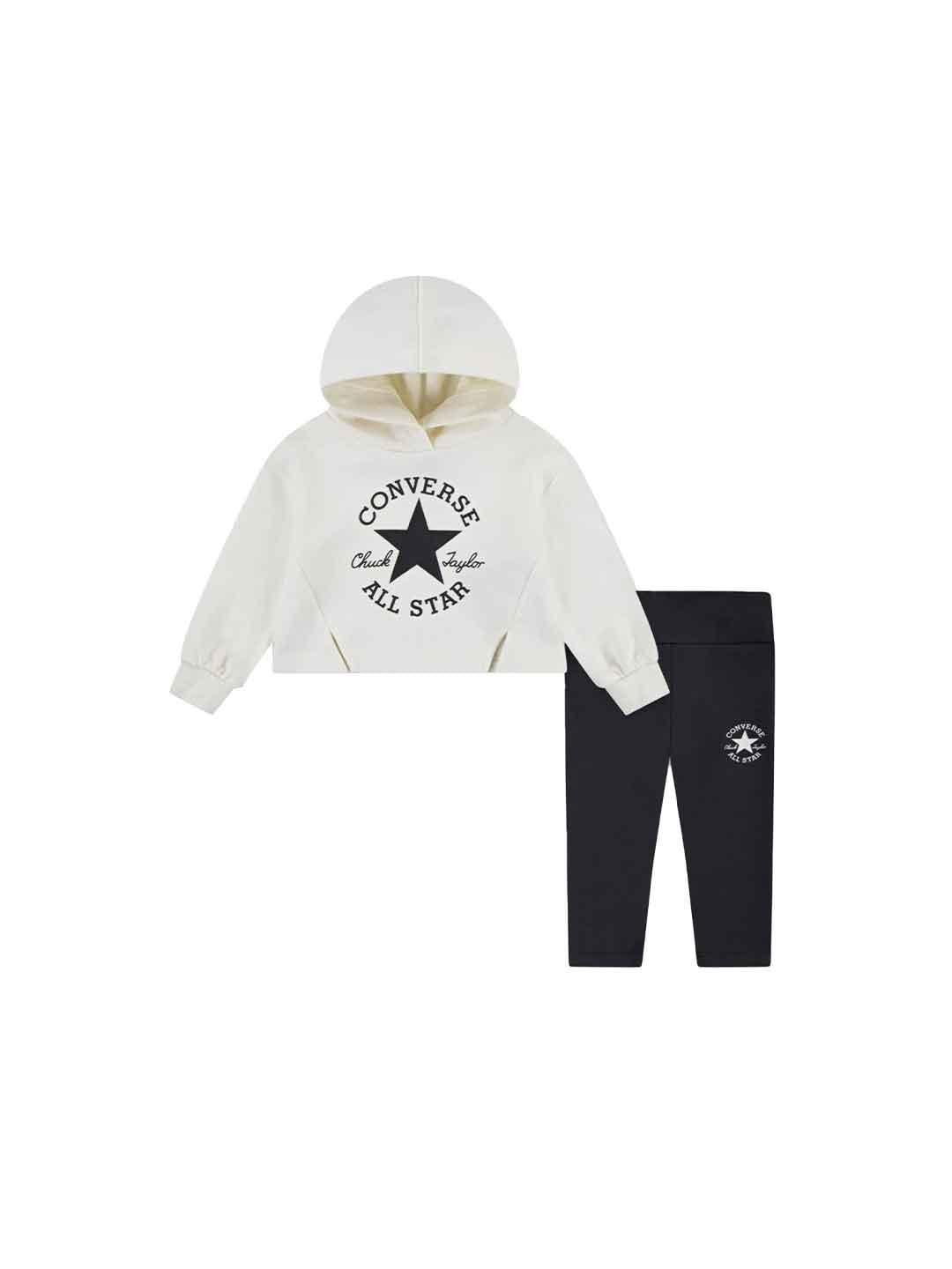 Converse coordinati kids panna 1CH580-GDA PANNA CONVERSE 