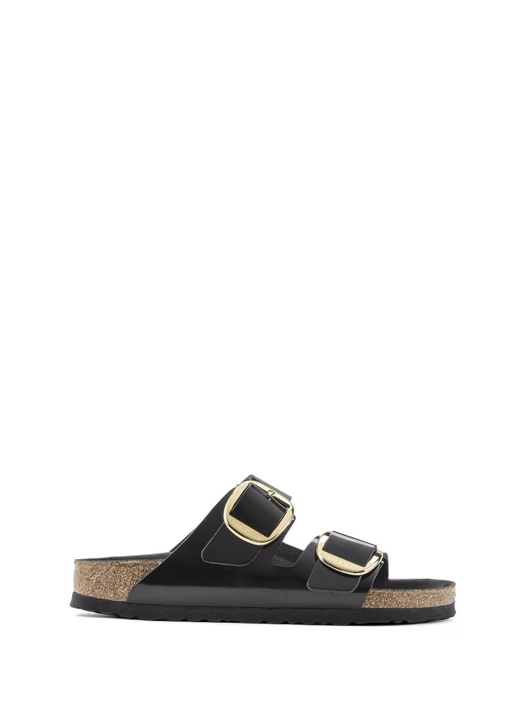 Birkenstock Arizona Big Buckle sandali nero in vernice 1021476 NERO BIRKENSTOCK 