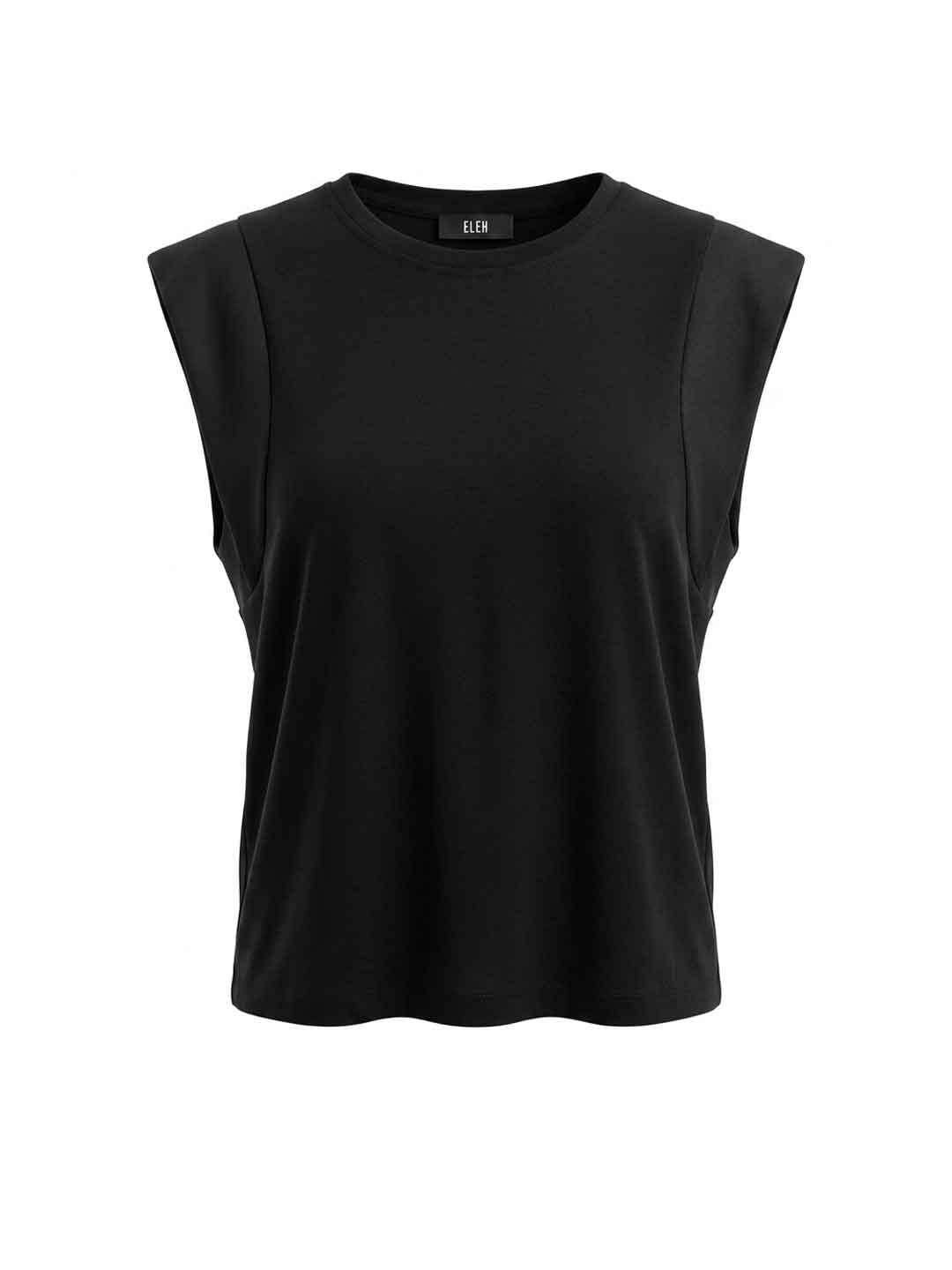 Eleh t-shirt nero in raso SS260332 NERO ELEH 