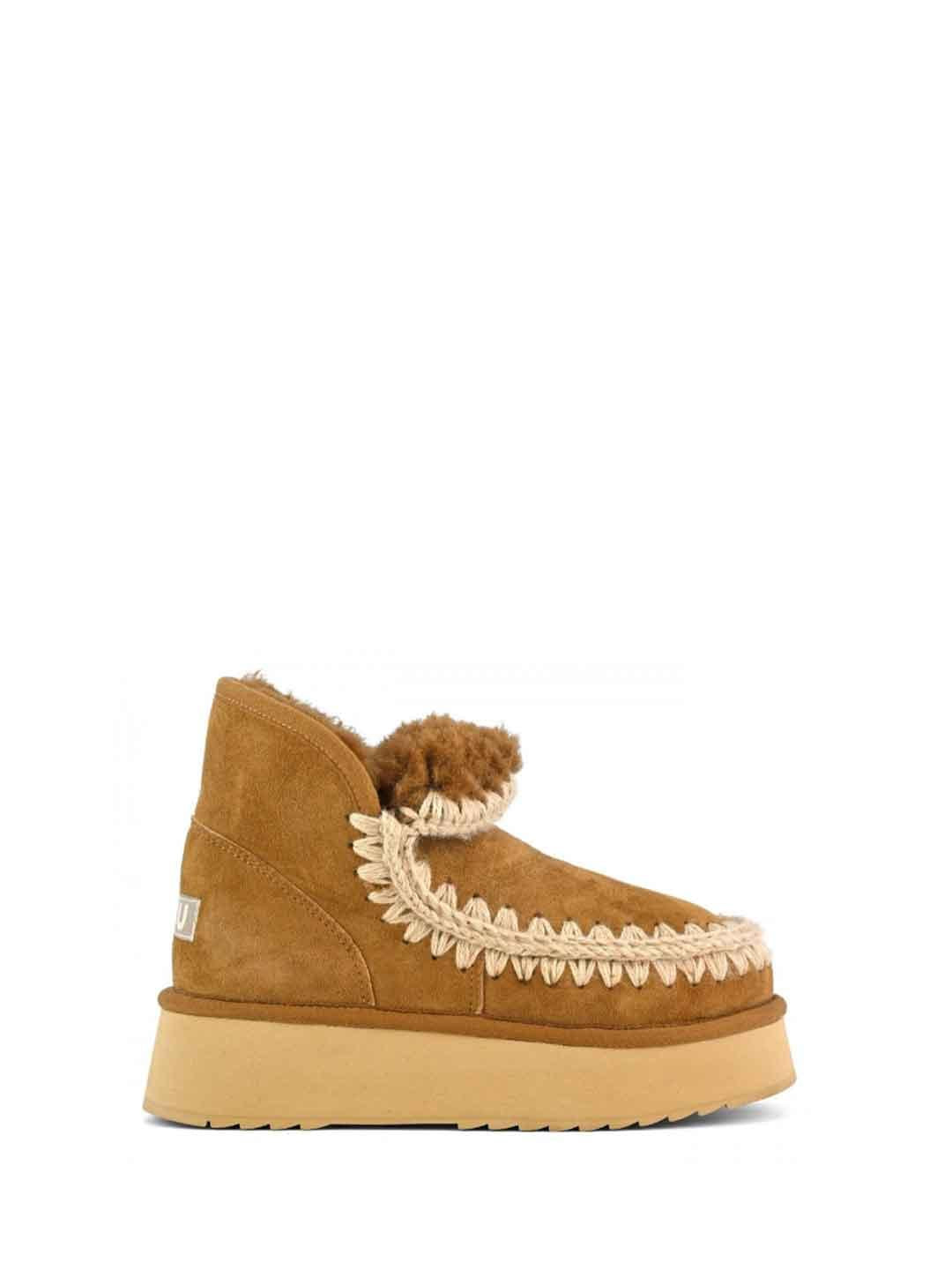 Mou Mini Eskimo stivali cuoio platform FW681000A CUOIO MOU 