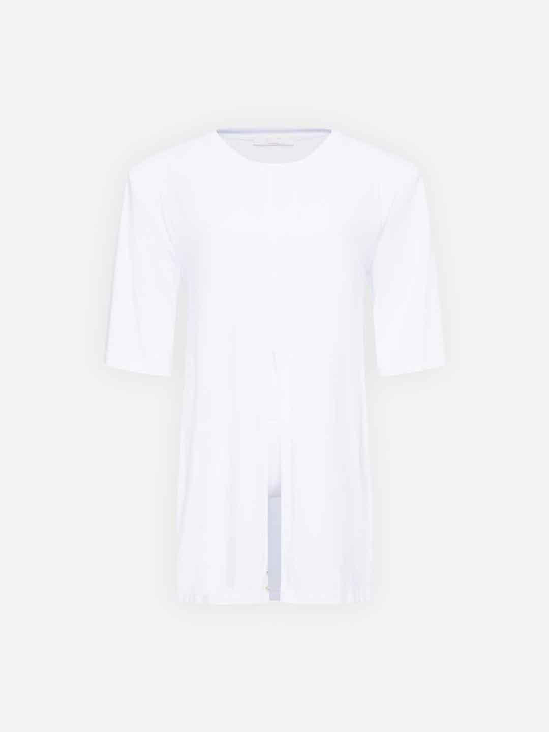 Silence Twisty t-shirt bianco con spalline MA7027 BIANCO SILENCE 