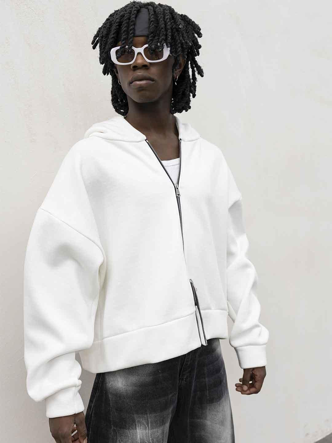 Tokyo felpa bianco con doppio cursore TKO010 BIANCO TOKYO 