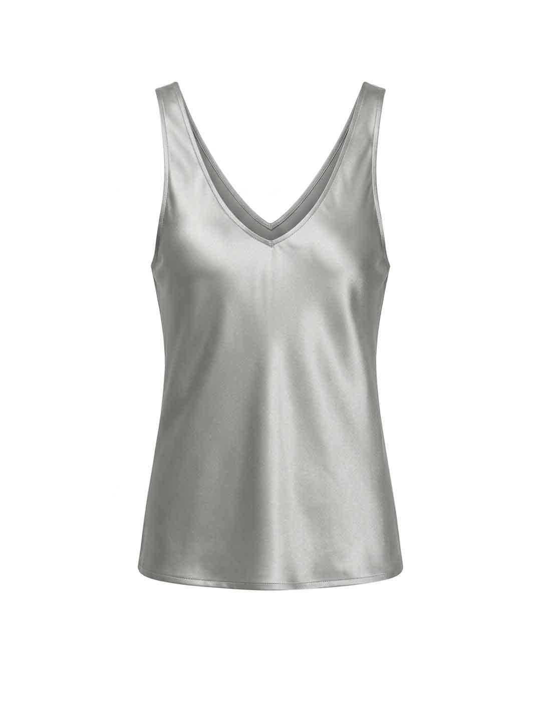 Eleh top grigio in raso SS260044 GRIGIO ELEH 