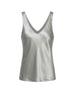 Eleh top grigio in raso