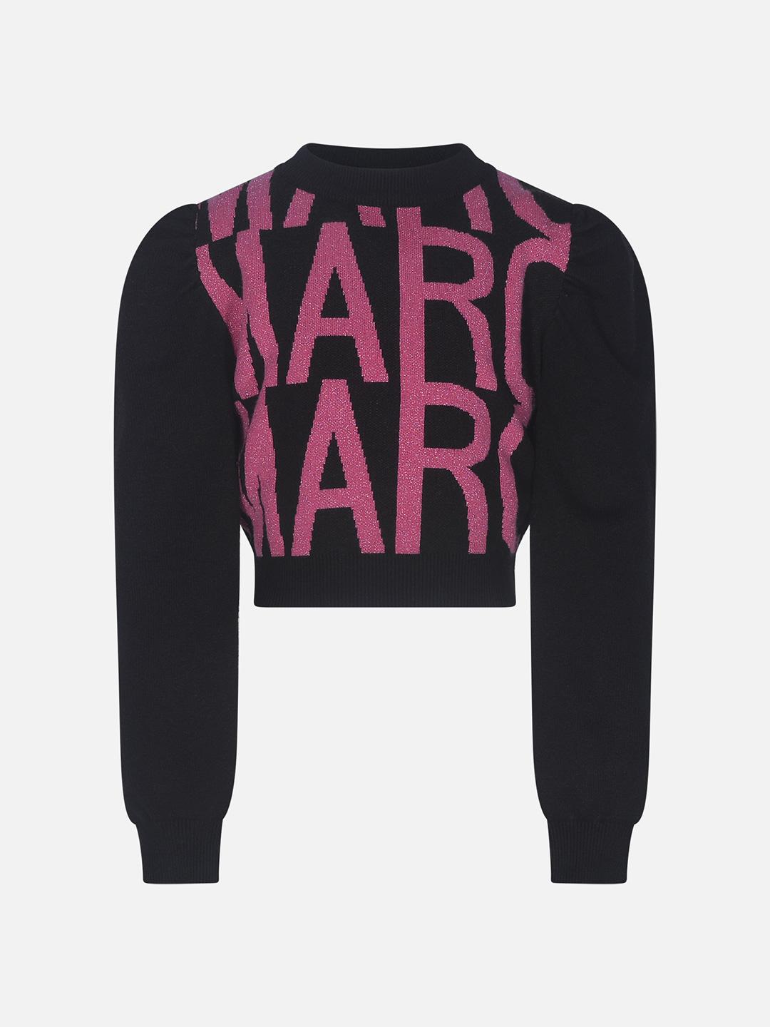 Marc Ellis maglie kids nero con stampa fucsia 00112 NERO MARC ELLIS 
