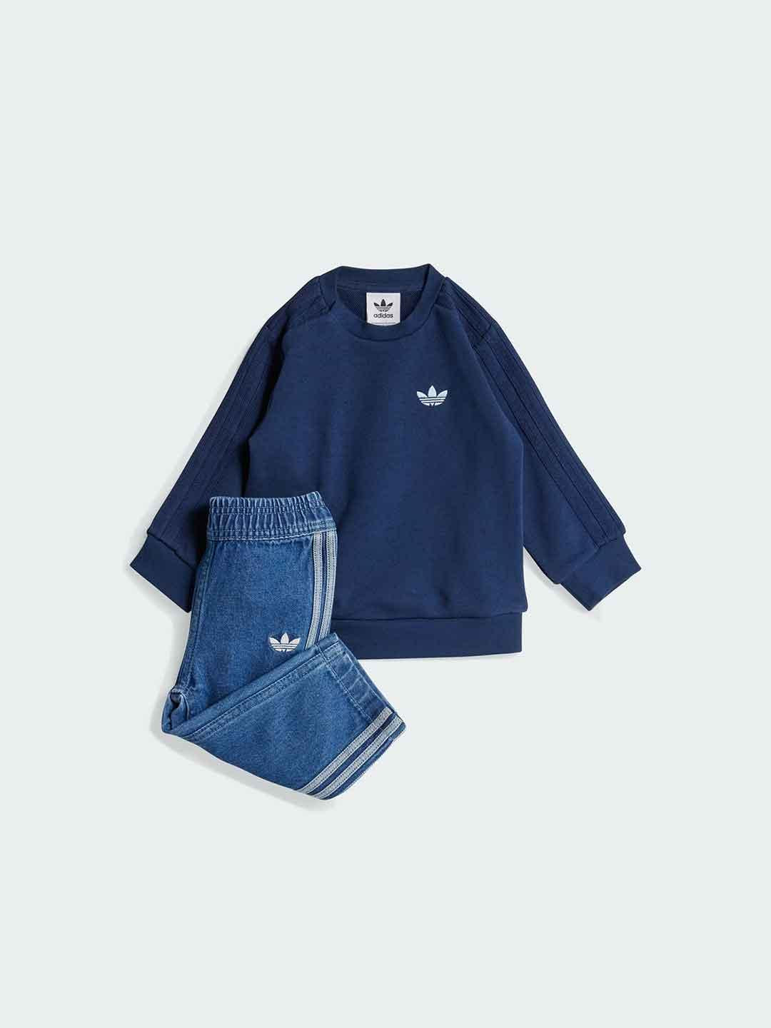 Adidas coordinato kids blu JD5826 BLU ADIDAS 