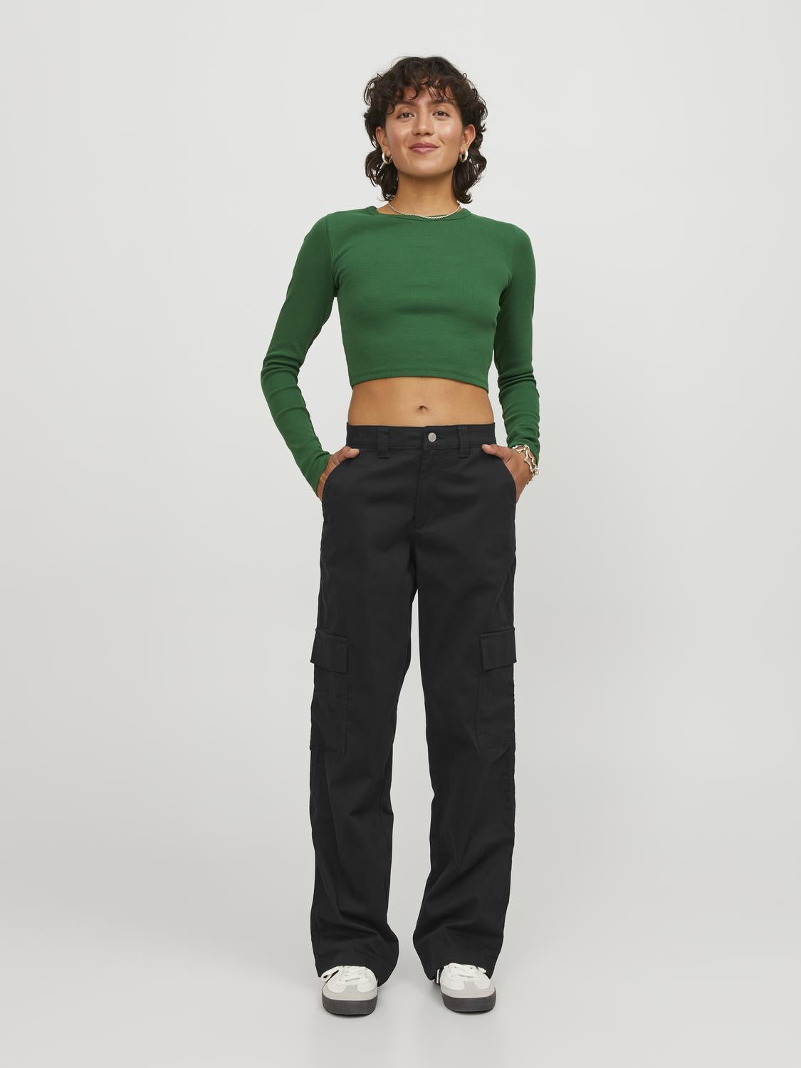 JJXX Kendal pantaloni nero cargo 12236946 NERO JJXX 