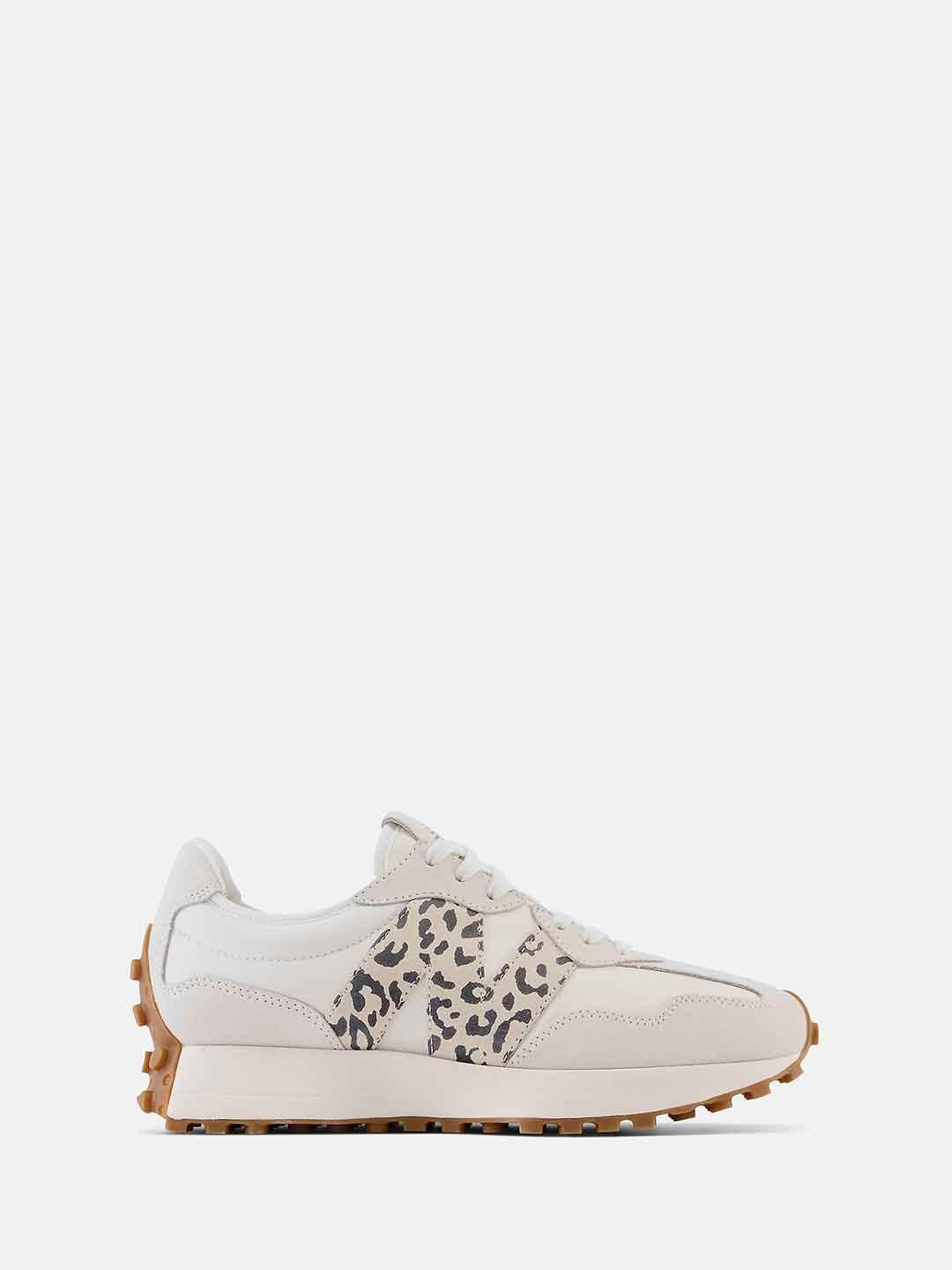 New Balance 327 sneakers panna con logo maculato WS327PJ PANNA NEW BALANCE 