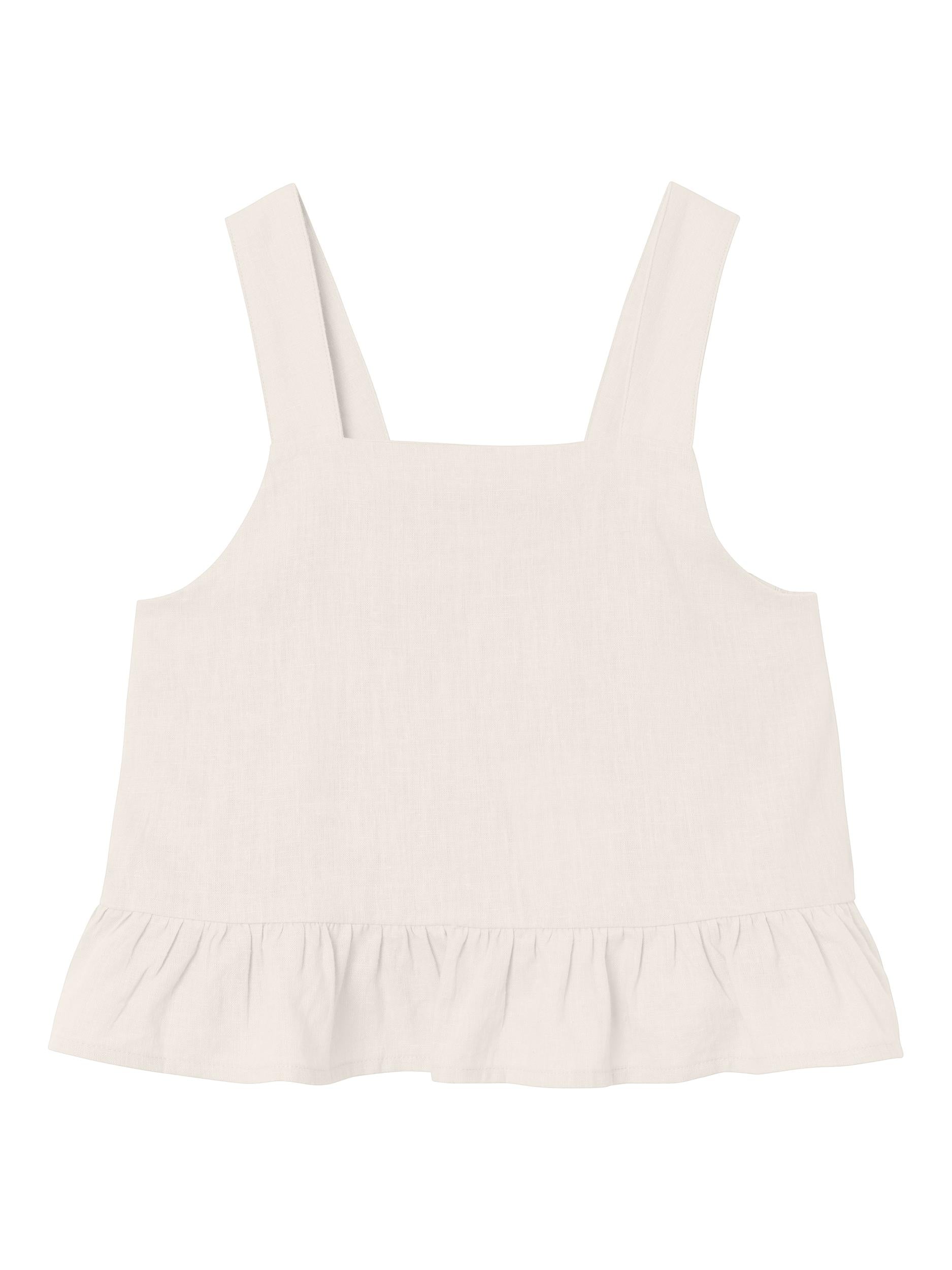 Name It top kids bianco con balza sul fondo 13227396 BIANCO NAME IT 