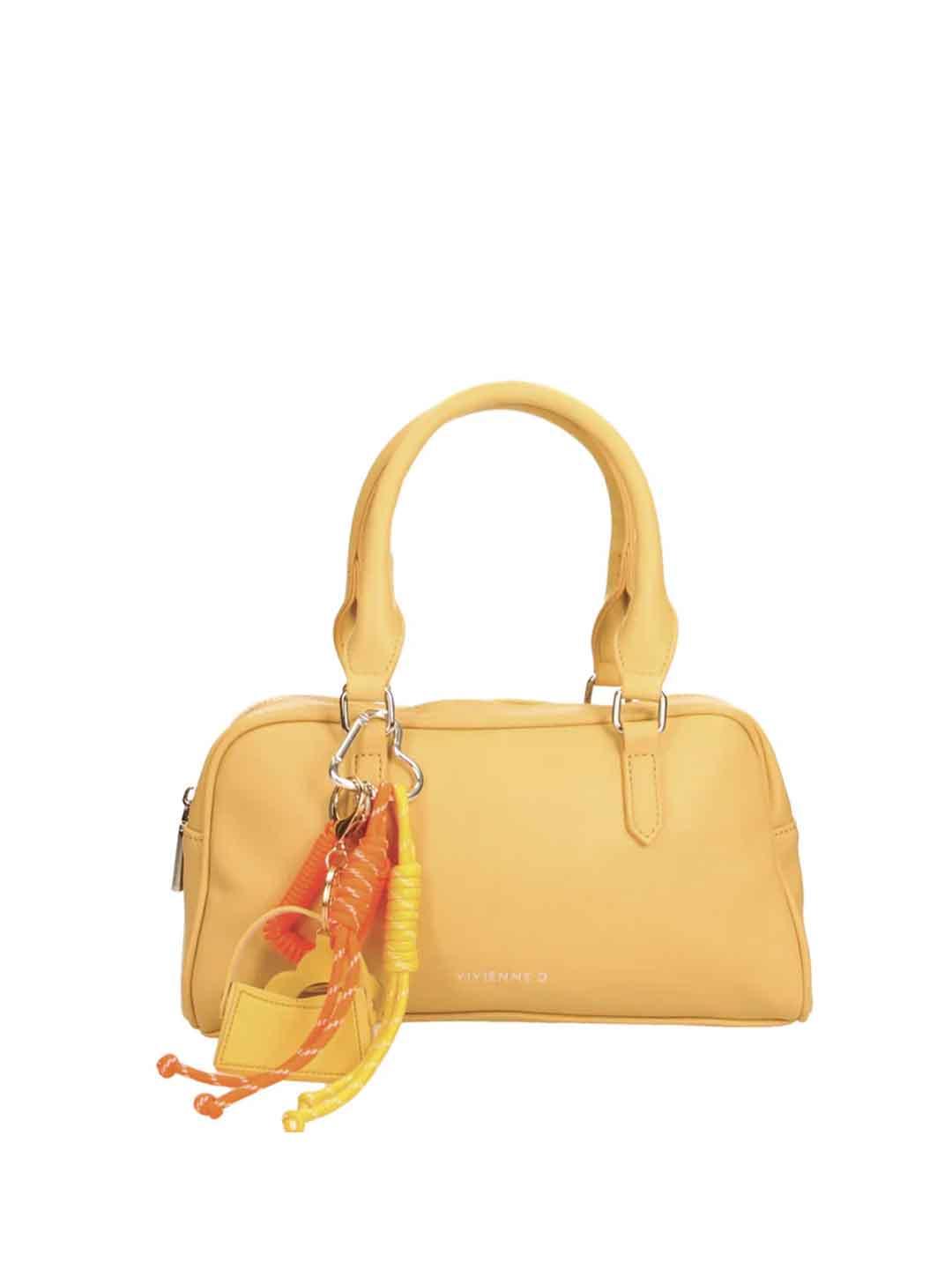 Vivienne D Mini Charm borsa giallo VCH225 GIALLO VIVIENNE D 