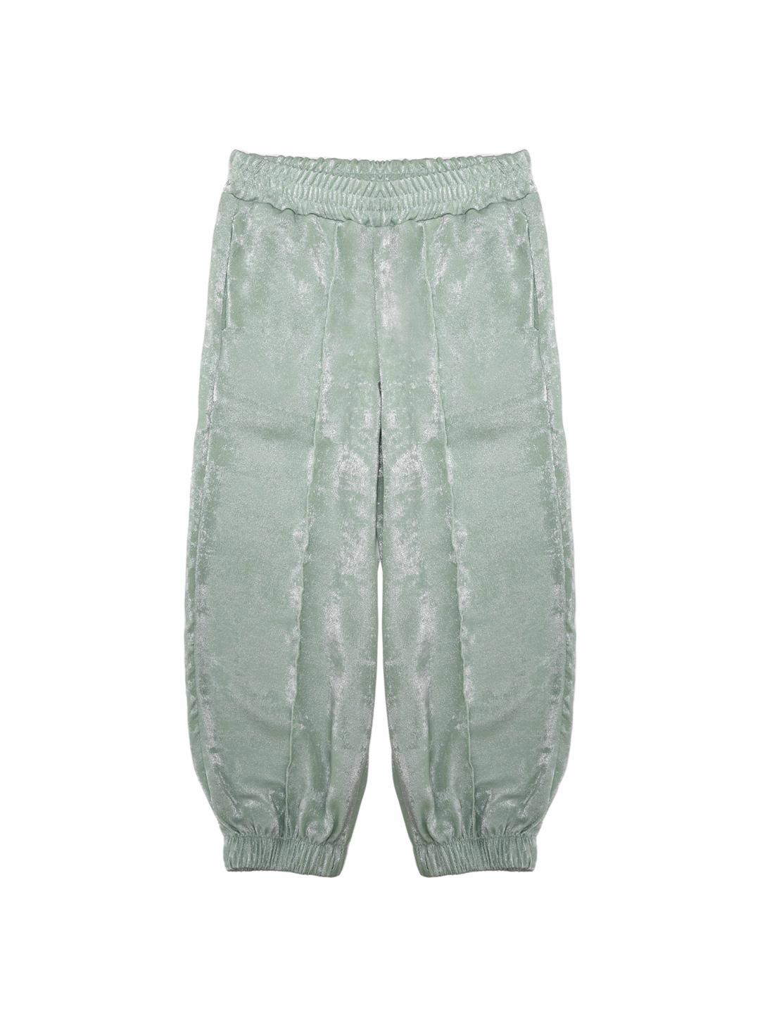 Vicolo pantalone kids verde laminato 3145P00130 VERDE VICOLO 