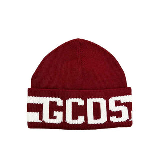 GCDS cappello kids bordeaux in lana B2JU5818AL9 BORDEAUX GCDS 