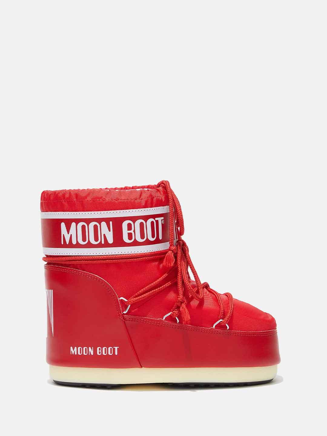 Moon Boot Icon Low stivale rosso in Nylon 1409340 ROSSO MOON BOOT 