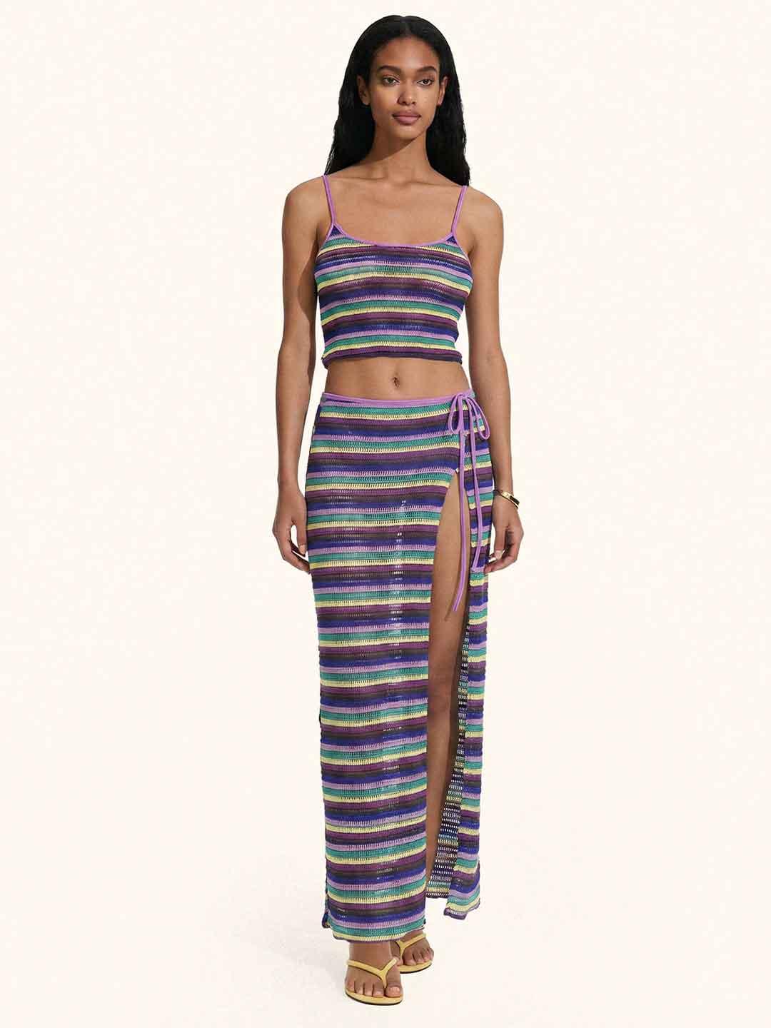 Me Fui top a fantasia in crochet crop MF26-SW0814MC FANTASIA ME FUI 