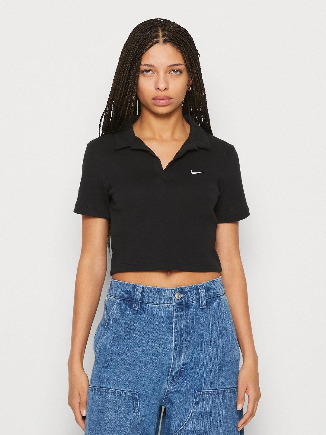 Nike Essential polo nero DV7884-010 NERO NIKE 