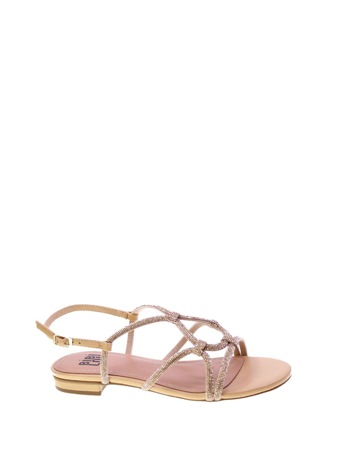 Bibi Lou sandali cipria basso con strass in argento 859X00HG CIPRIA BIBI LOU 