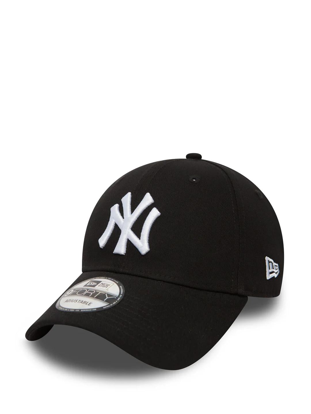 New Era 9Forty cappello nero con logo bianco 10531941 NERO NEW ERA 