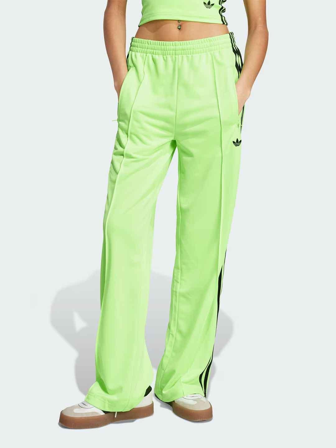 Adidas Adicolor pantalone verde fluo JW1228 VERDE ADIDAS 