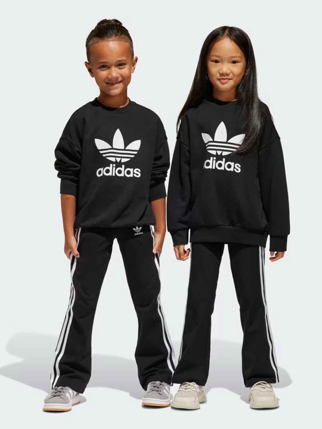 Adidas coordinato kids nero in tuta JC7873 NERO ADIDAS 