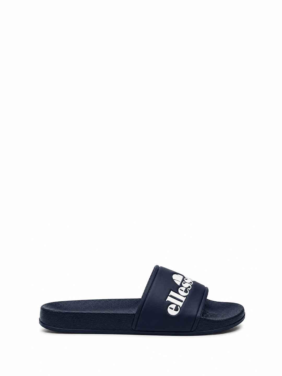 Ellesse ciabatta blu con logo bianco ADELAIDE022 BLU ELLESSE 