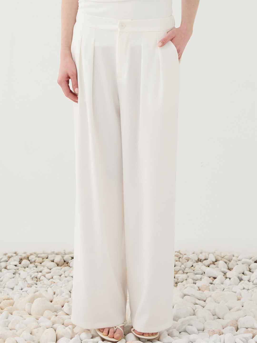 Eleh pantaloni bianco SS260084 BIANCO ELEH 