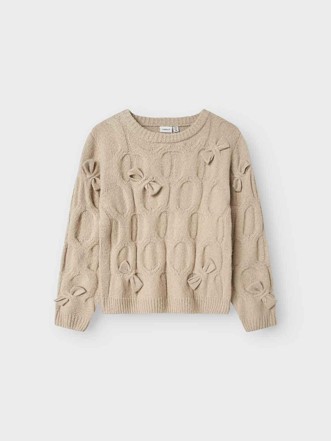 Name It maglione kids beige con fiocchi 13247503 BEIGE NAME IT 