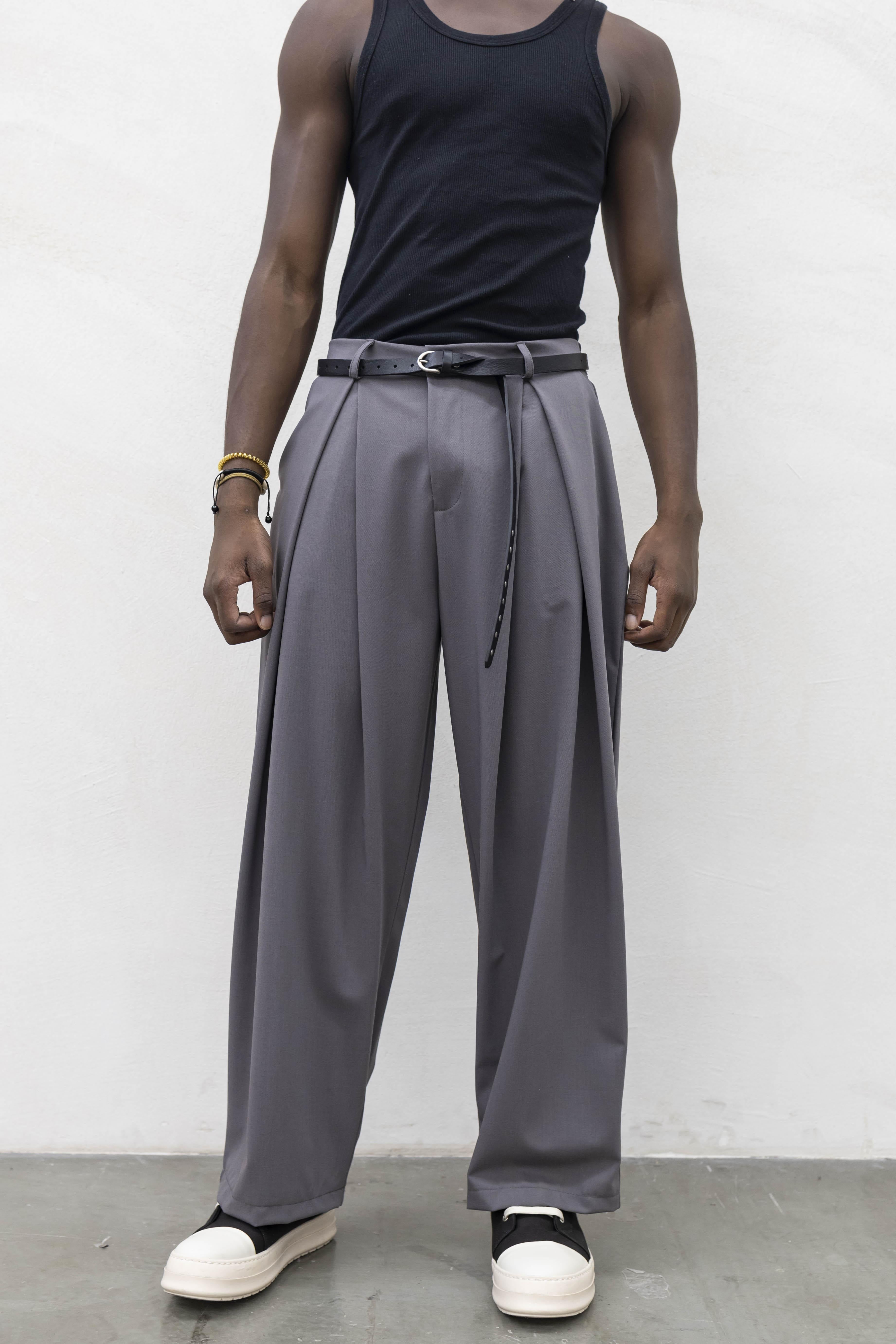 Tokyo pantaloni grigio con super pences TKO005 GRIGIO TOKYO 