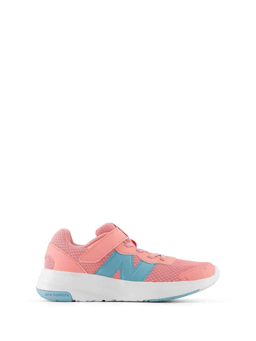 New Balance 578 sneakers kids rosa con logo celeste P5784BD ROSA NEW BALANCE 
