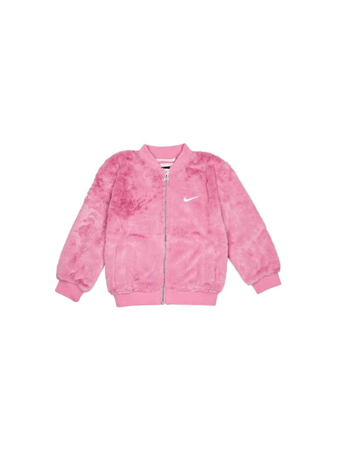Nike Faux Fur felpa kids rosa con pelliccia 36N116-ACG ROSA NIKE 