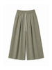 Tokyo Super Pinces pantalone verde in lino