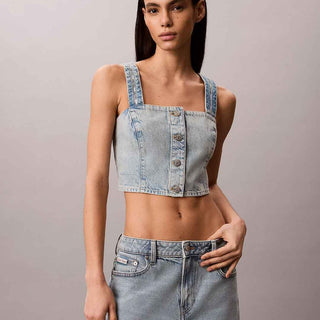 Calvin Klein top in jeans con bottoni LV047G728G JEANS CALVIN KLEIN 