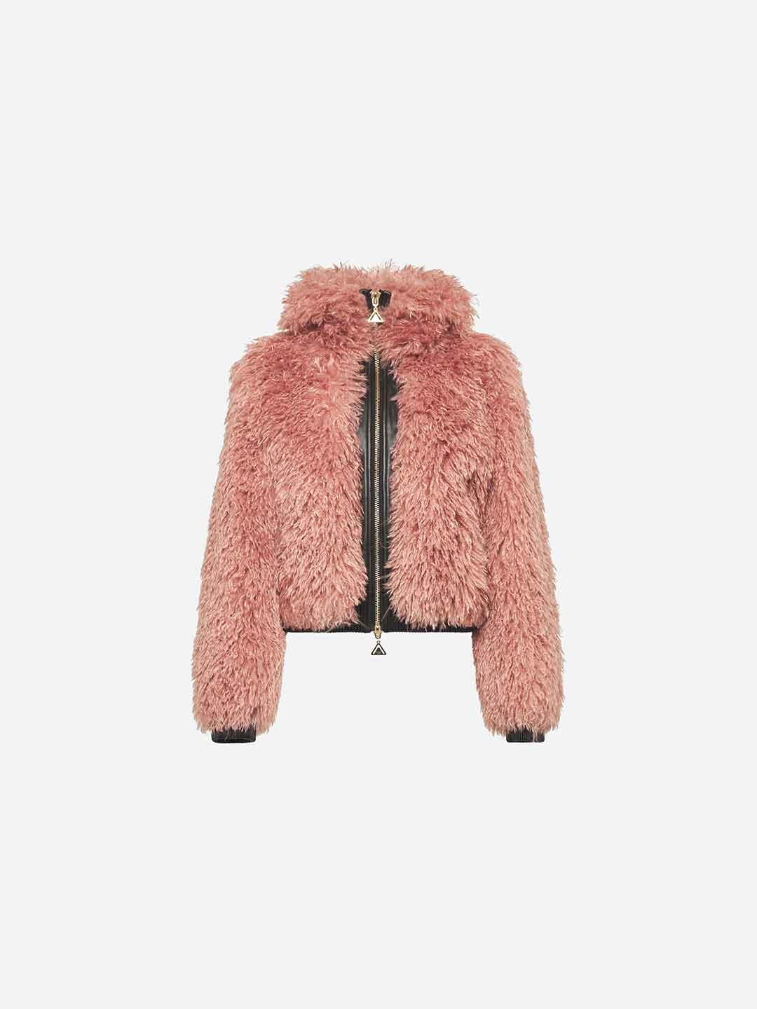 Silence Mongolia pelliccia rosa GP251-13-021 ROSA SILENCE 